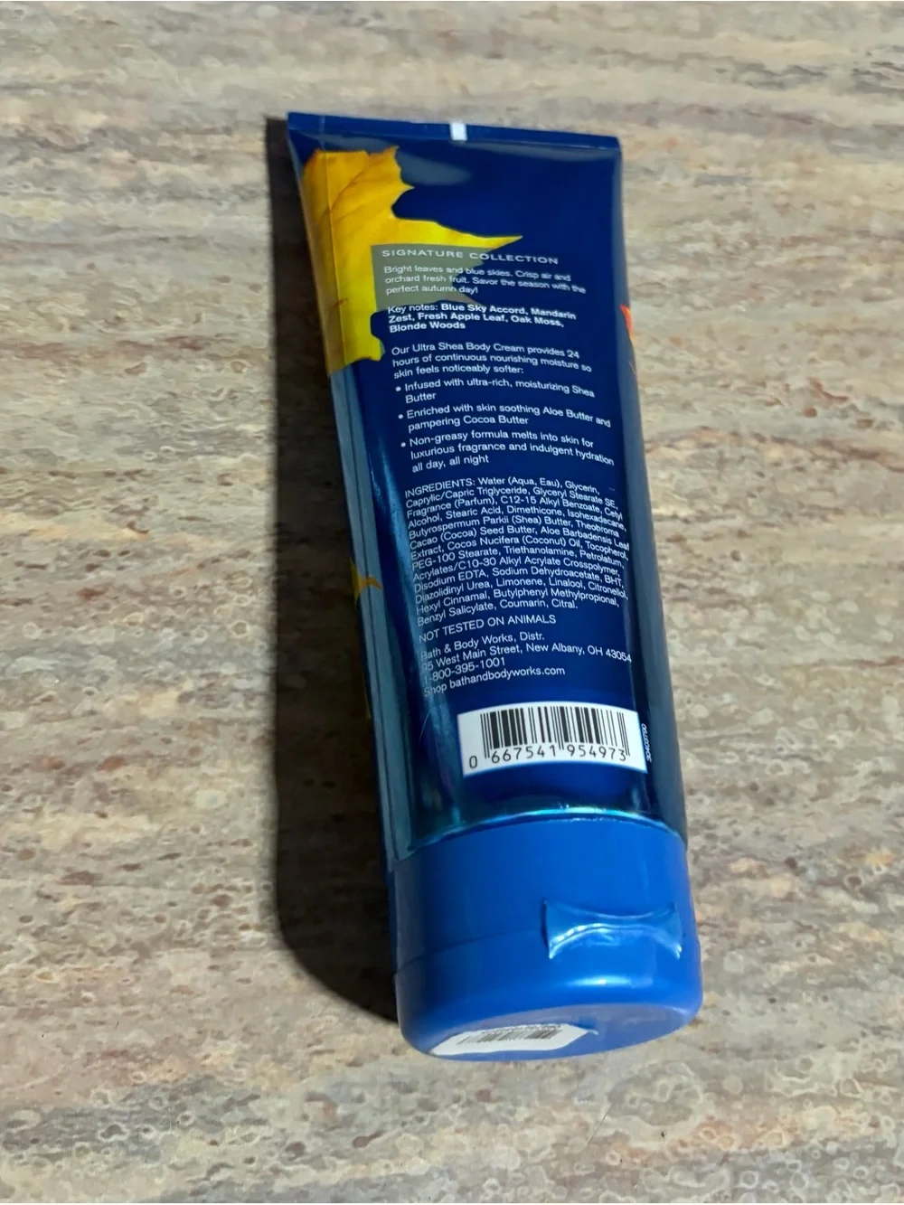 Bath & Body Works Discontinued Orchard Leaves & Blue Sky Ultra Shea Body Cream